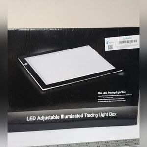 LED Adjustable Illuminated Tracing‎ Light Box Black New